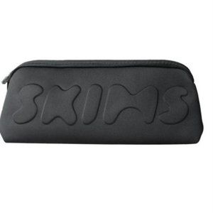 SKIMS Neoprene Zip Pouch in Soft Black